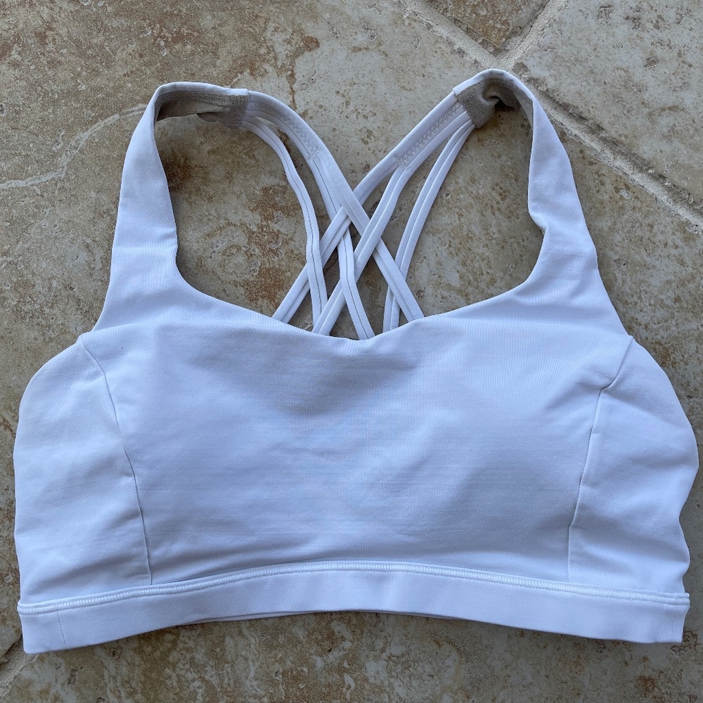 Lululemon Free to Serene Sports bra (White) - Size 10